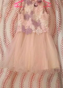 party wear frock embroidered