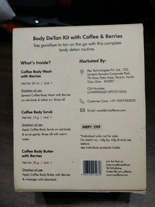 Caffeine Body DeTan Kit