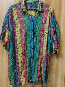 Multi Color translucent Shirt For Women