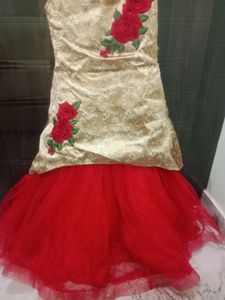 This Is a Geourges Dress For Occasions Like Weddin