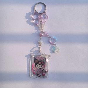 Kuromi frame Keychain