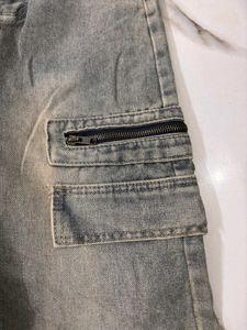 Vintage Wash Denim Jeans