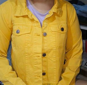 Yellow Denim Jacket