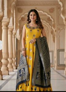 gown and lengha