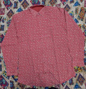 Floral Print Button Down Shirt