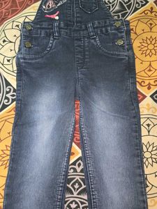 Girl&#39;s Denim Overalls