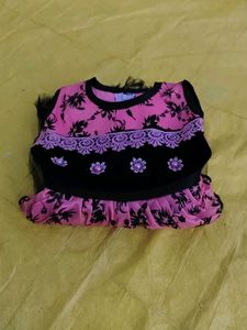 Cute Pink &amp; Black Dress