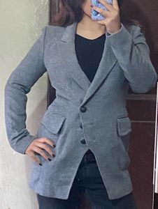 Grey Casual Blazer
