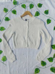 H&m Cropped Cardigan