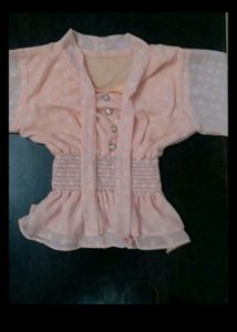 High Waist Pant And Full Sleev Top Fo