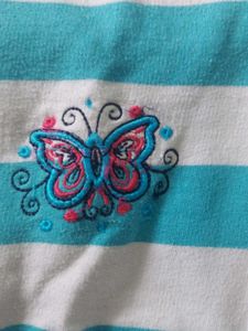 Striped Butterfly Hoodie