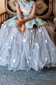 girls party wear Glitter gown