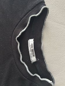 Girls  Black Crop Top XS