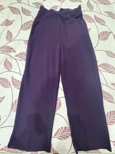 Roadster Purple Parallel Wide Leg Lounge Pants