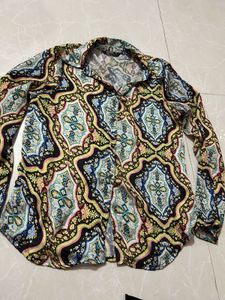 zudio Patterned Button-Down Shirt