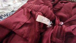 Burgundy Gown