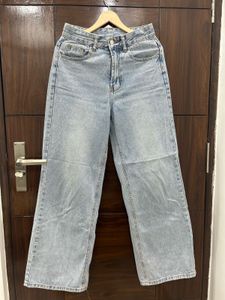 Urbanic Light Wash Wide Leg Jeans
