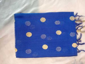 Pink Dupatta with Gold Dots