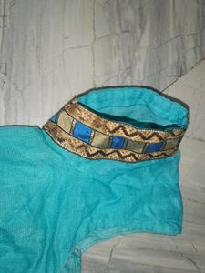 Elegant Turquoise Saree