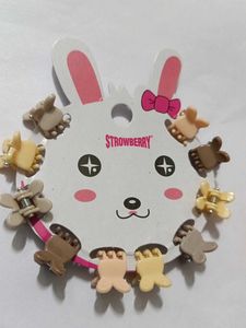 20 Cute Little Hair Clip Combo Of 2