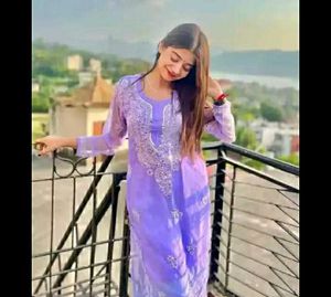 💎Lavender Embroidered Kurta Set with mirror worke