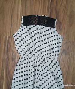 Polka Dot Sleeveless Jumpsuit