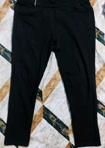 Black Relaxed Fit Trousers