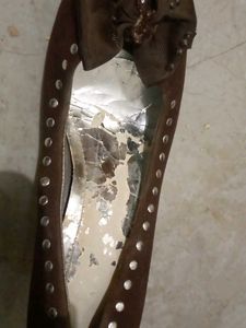 Brown Bow Ballerinas👡