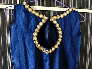 Elegant Blue Party Dress