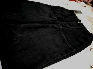 Black Rugged Cargo Jeans