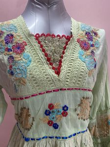 Boho Embroidered Dress