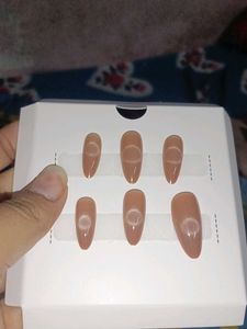Nude Almond Press On Nails