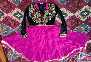 Anarkali Churidar With Bottom And Dupatta