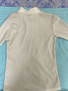 Cream Long Sleeve Top