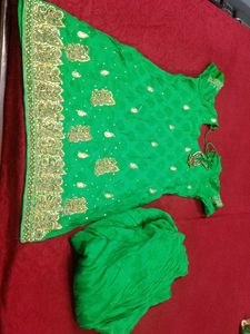 Party Ware Suit With Dupatta And Bottom .