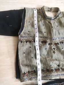 Black Fish Cut Dress For Festive Season