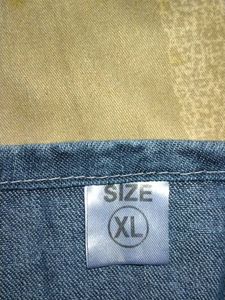 Denim Mini Dress with Bow