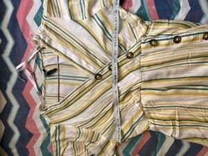 Striped Wrap Dress