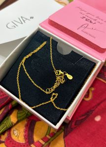 GIVA 925 silver Gold plated Chain