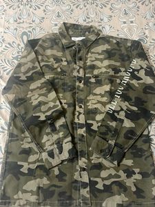 Zara Camo Print Shirt