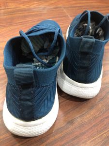 Blue Knit Sneakers UK7