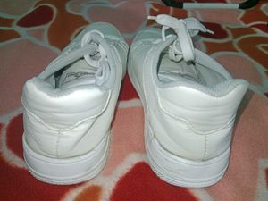 Men White Shoes Sneakers Uk 8