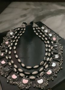 Long Oxidized Rani Har