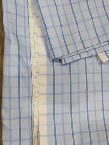 Blue Formal Unstitched Shirt