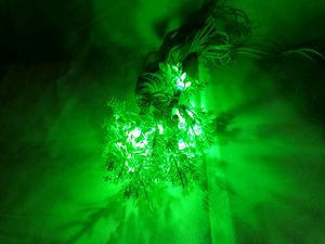 green colour tree light.