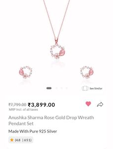 Diwali Sale 🎇 GIVA 925 Real Silver WreathSet