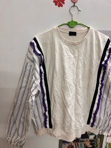 Stylish Striped Sleeve Top