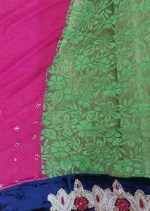 💟💚 Wedding Saree With Designer Blouse