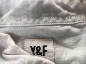 Y&amp;F White Button-Down Shirt