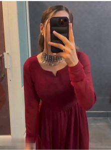 Women Round Neck Flated Kurta